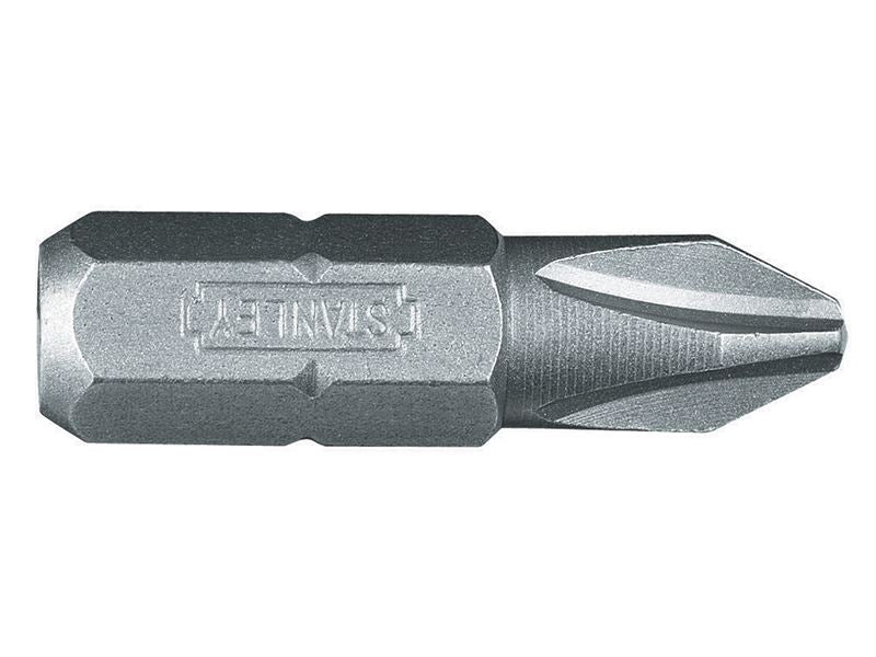Stanley Phillips Bits PH1 x 25mm Box 25 STA168942B Stanley