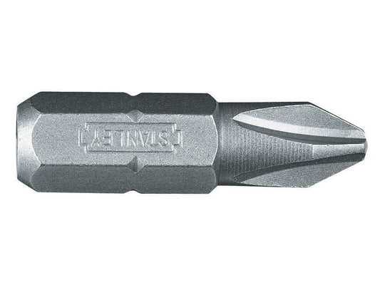 Stanley Phillips Bits PH1 x 25mm Box 25 STA168942B Stanley
