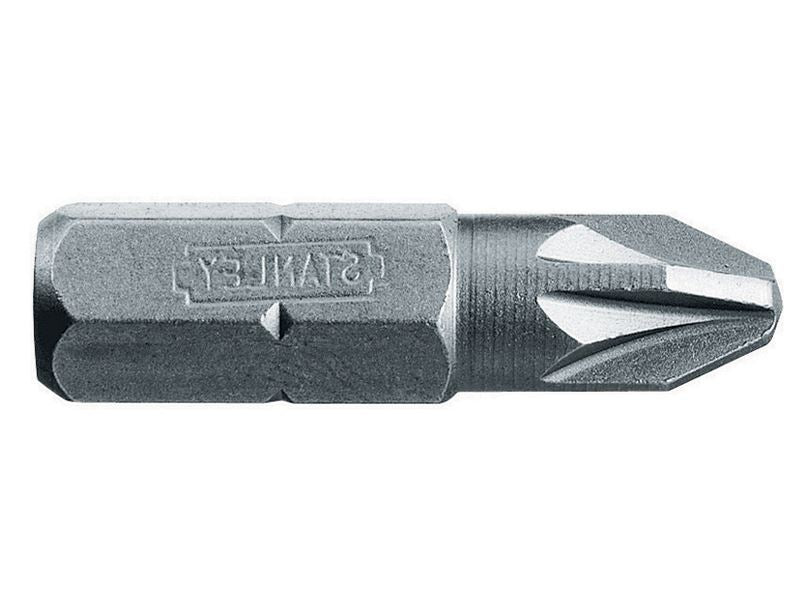 Stanley Pozidriv Bits PZ1 x 25mm Box 25 STA168945B Stanley