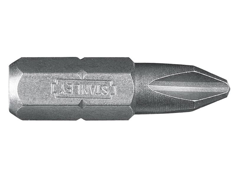 Stanley Phillips Bits PH2 x 25mm Box 25 STA168946B Stanley