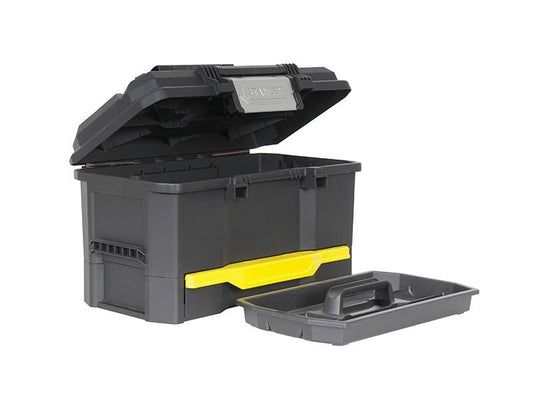Stanley One Touch Toolbox with Drawer 48cm 19in STA170316 Stanley