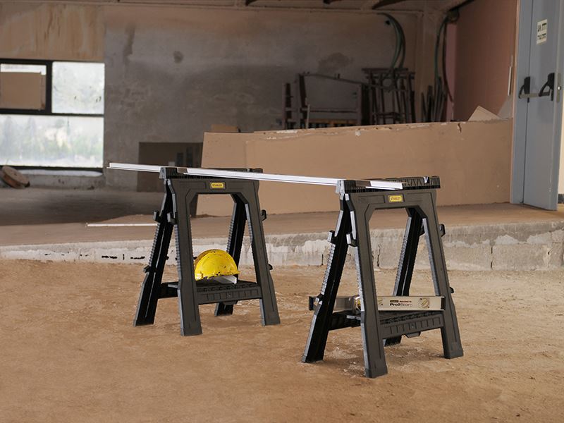 Stanley Folding Sawhorses Twin Pack STA170713 Stanley