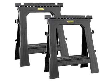 Stanley Folding Sawhorses Twin Pack STA170713 Stanley