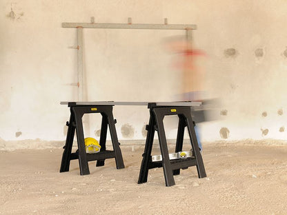 Stanley Folding Sawhorses Twin Pack STA170713 Stanley