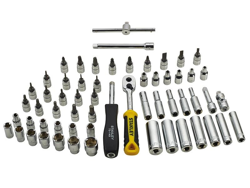 Stanley Transmodule System 1/4in Drive Metric Socket Set 60 Piece STA174175 Stanley