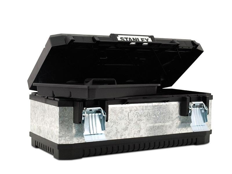 Stanley Galvanised Metal Toolbox 50cm 20in STA195618 Stanley