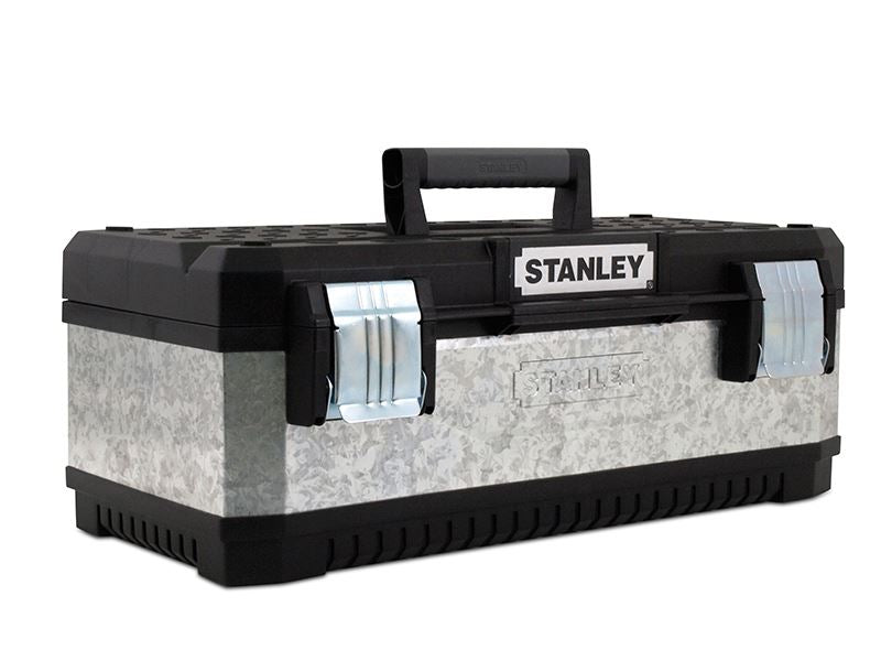 Stanley Galvanised Metal Toolbox 50cm 20in STA195618 Stanley