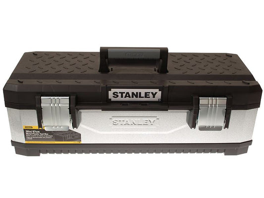 Stanley Galvanised Metal Toolbox 66cm 26in STA195620 Stanley