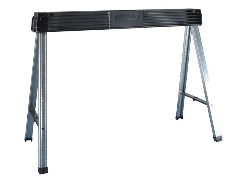 Stanley Folding Metal Leg Sawhorses Twin Pack STA197475 Stanley