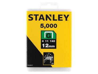 Stanley TRA708-5T Heavy-Duty Staples 12mm Pack 5000 STA1TRA7085T Stanley
