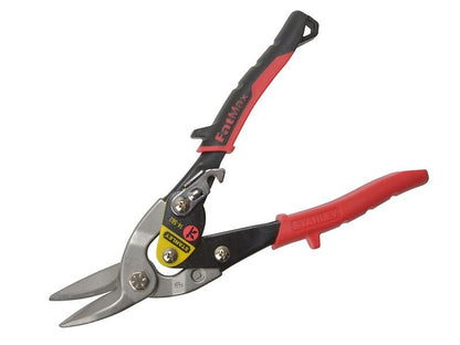 Stanley Red Aviation Snips Left Cut 250mm 10in STA214562 Stanley