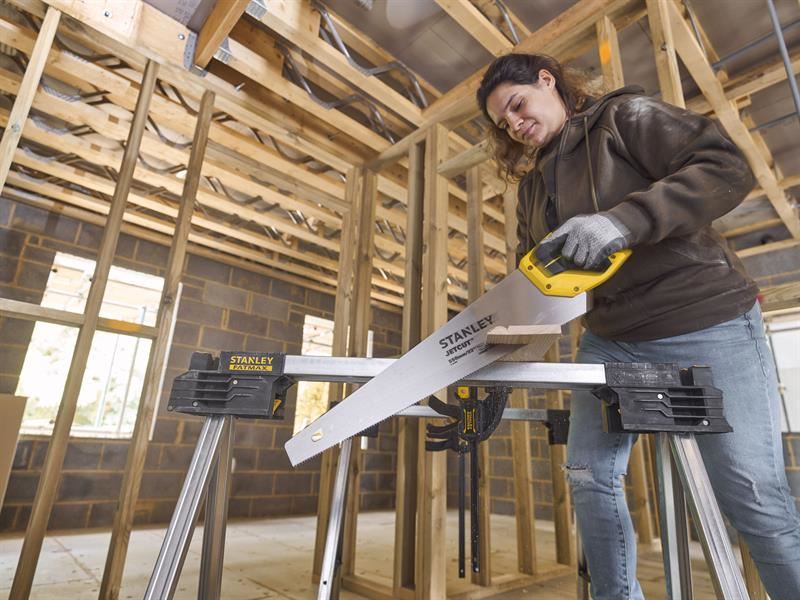 Stanley FatMax Fine Cut Handsaw 550mm 22in 11 TPI STA215244 Stanley