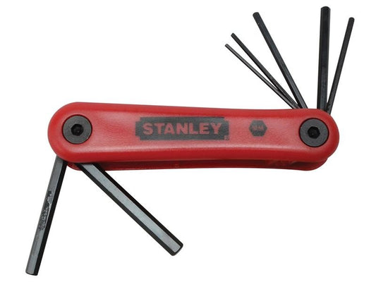 Stanley Folding Hexagon Key Set7 Piece 1.5-6mm STA469261 Stanley