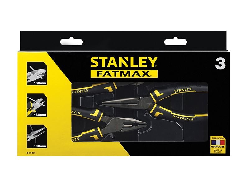 Stanley FatMax Pliers Set 3 Piece STA484488 Stanley