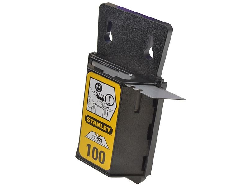 Stanley 1992B Knife Blades Heavy-Duty Pack 100 Dispenser STA811921 Stanley