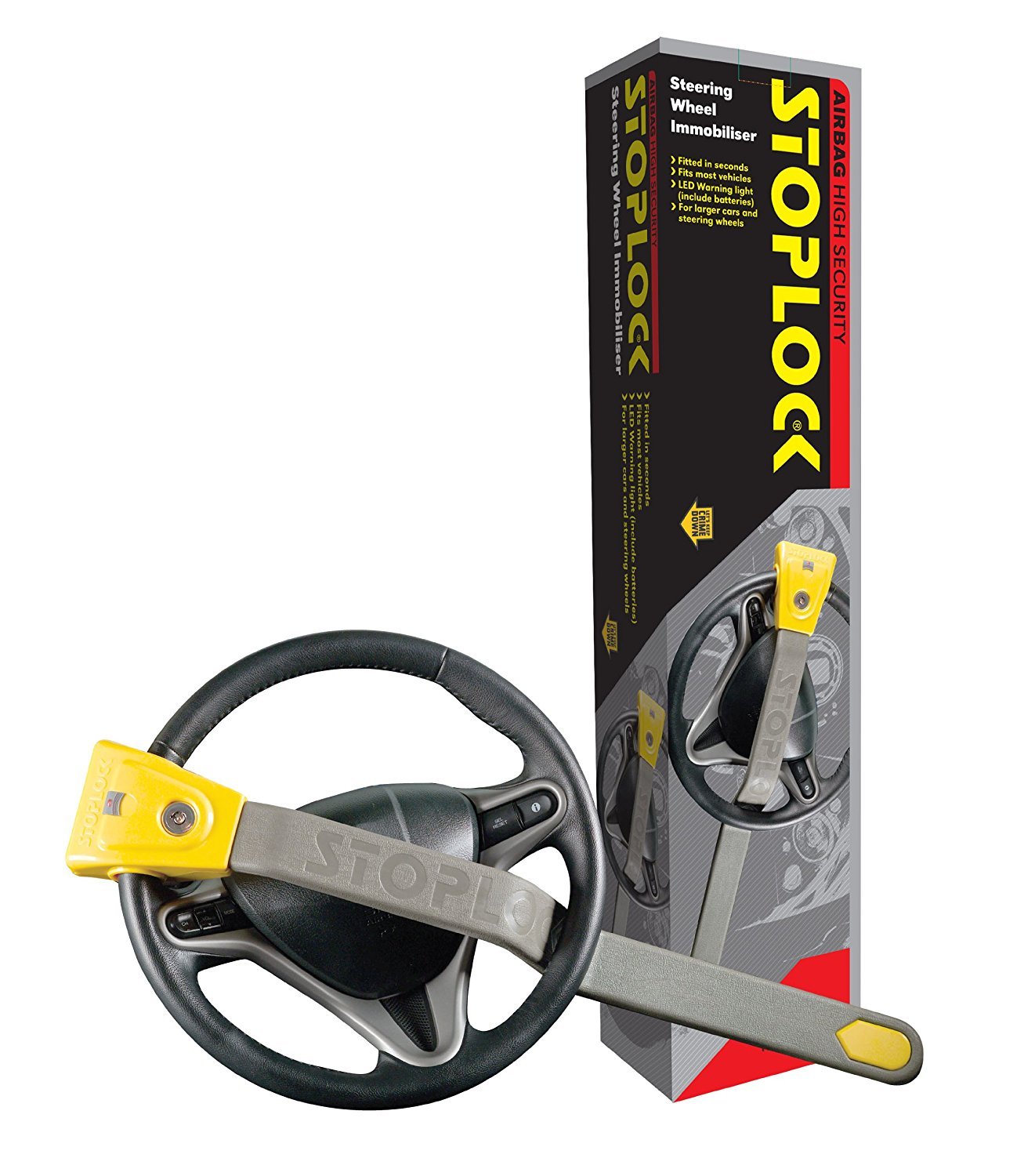 Stoplock Airbag & 4x4 Steering Wheel Lock LED Stoplock