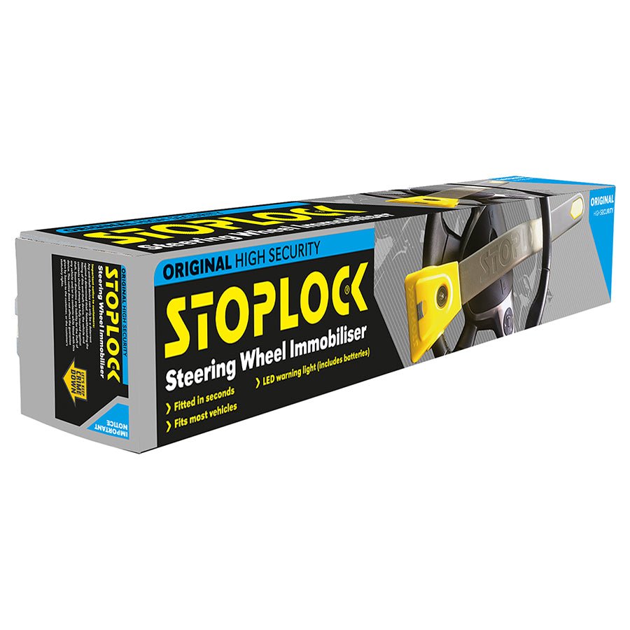 Stoplock Original Steering Wheel Immobiliser Lock With LED Stoplock