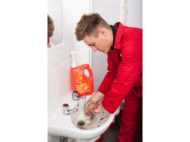 Swarfega Orange Hand Cleaner Pump Top Bottle 4 litre SOR4LMP Swarfega