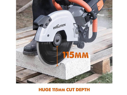 Evolution R300DCT 300mm Disc Cutter + Blade 2400W 240V Evolution