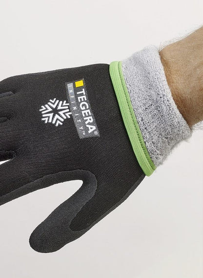 Tegera 8810 Infinity Winter Fleece Lined Nitrile Palm Gloves Tegera
