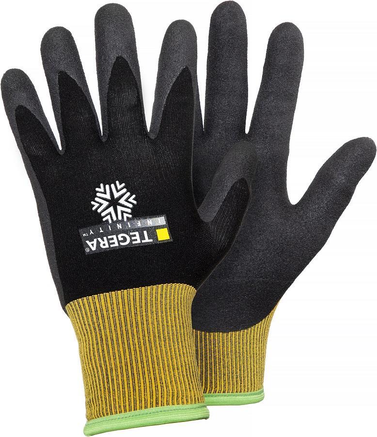 Tegera 8810 Infinity Winter Fleece Lined Nitrile Palm Gloves Tegera