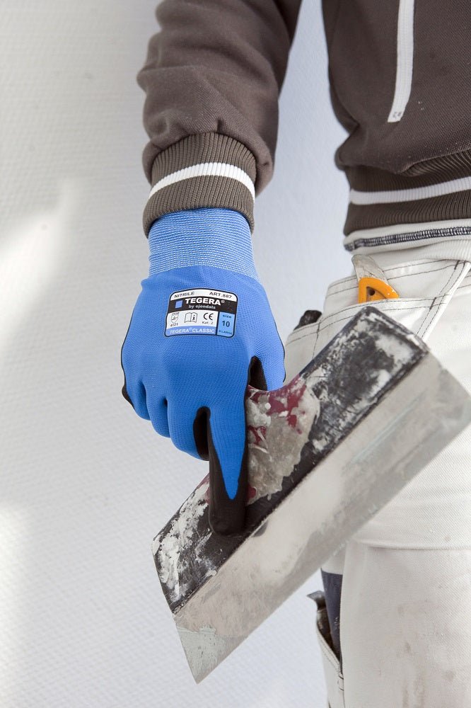 Tegera 887 Nitrile Foam Coated Gloves Reinforced Grip Pattern Tegera