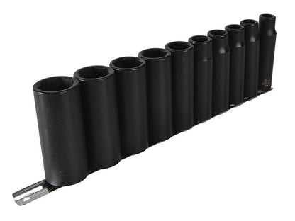 Teng 9126 Deep Impact Socket Set of 10 Metric 1/2in Drive Teng Tools