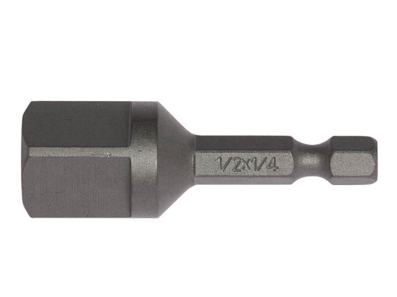 Teng ACCSDA1412 50mm Adaptor 1/4in Hex to 1/2in Square Teng Tools