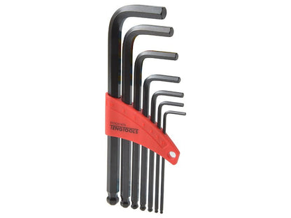 Teng Ball Point Hexagon Key Set 7 Piece 2.5-10mm Teng Tools