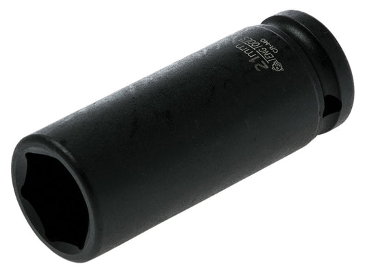 Teng Deep Impact Socket Hexagon 6-Point 1/2in Drive 21mm Teng Tools