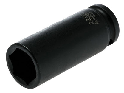 Teng Deep Impact Socket Hexagon 6-Point 1/2in Drive 22mm Teng Tools