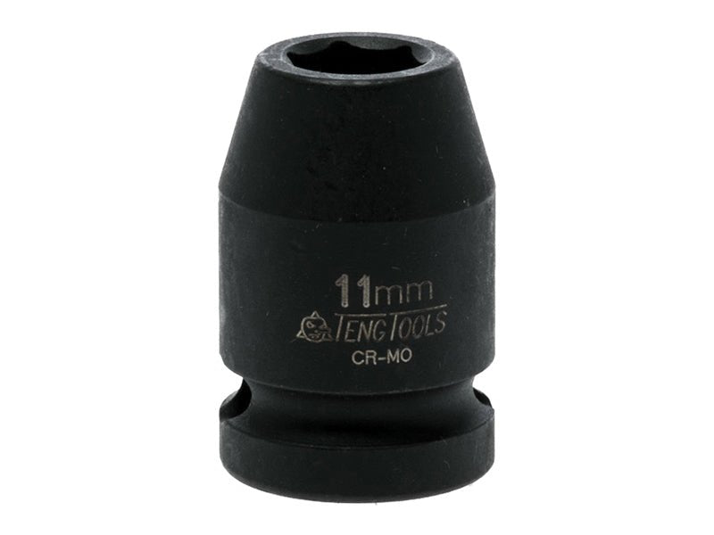 Teng Impact Socket Hexagon 6-Point 1/2in Drive 11mm Teng Tools