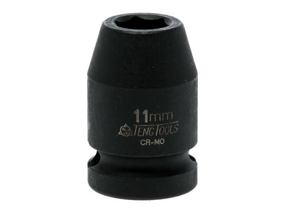 Teng Impact Socket Hexagon 6-Point 1/2in Drive 11mm Teng Tools