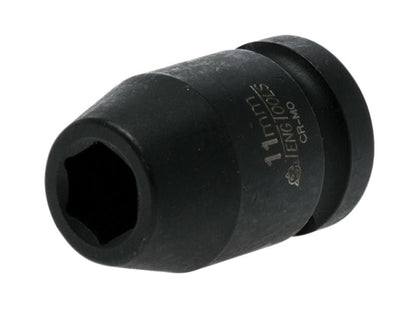 Teng Impact Socket Hexagon 6-Point 1/2in Drive 11mm Teng Tools
