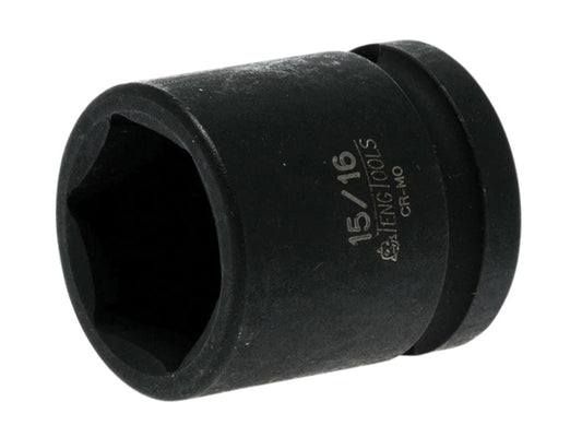 Teng Impact Socket Hexagon 6-Point 1/2in Drive 15/16in Teng Tools