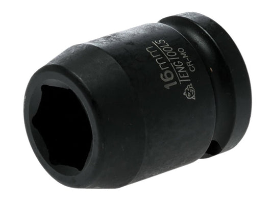Teng Impact Socket Hexagon 6-Point 1/2in Drive 16mm Teng Tools