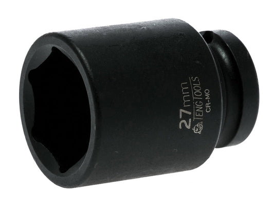 Teng Impact Socket Hexagon 6-Point 1/2in Drive 27mm Teng Tools