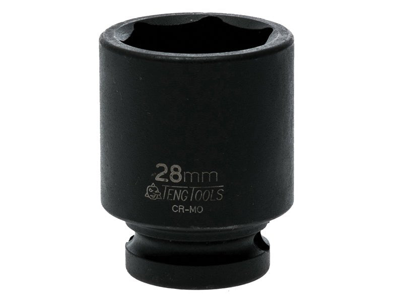 Teng Impact Socket Hexagon 6-Point 1/2in Drive 28mm Teng Tools
