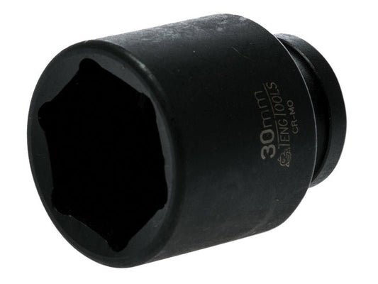 Teng Impact Socket Hexagon 6-Point 1/2in Drive 30mm Teng Tools