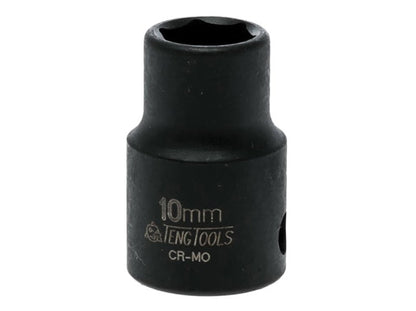 Teng Impact Socket Hexagon 6-Point 3/8in Drive 10mm Teng Tools