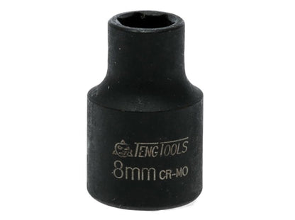 Teng Impact Socket Hexagon 6-Point 3/8in Drive 8mm Teng Tools
