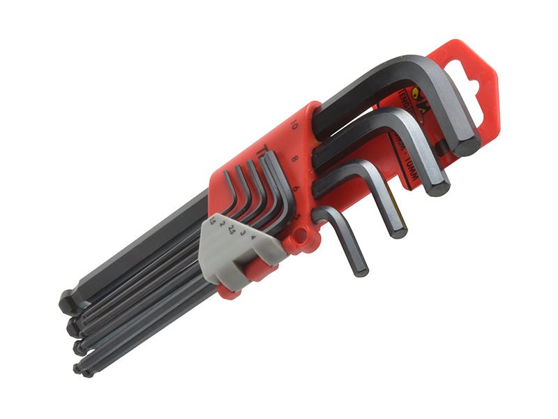 Teng Ball Point Hexagon Key Set 9 Piece 1.5-10mm Teng Tools