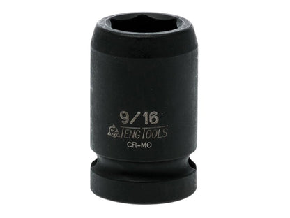Teng Impact Socket Hexagon 6-Point 1/2in Drive 9/16in Teng Tools