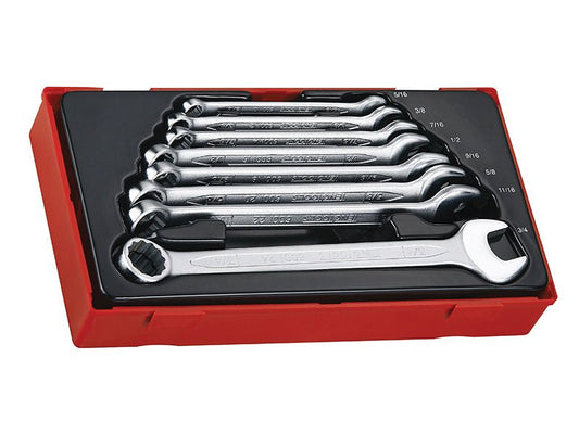 Teng TT3592 A/F Combination Spanner Set 8 Piece Teng Tools