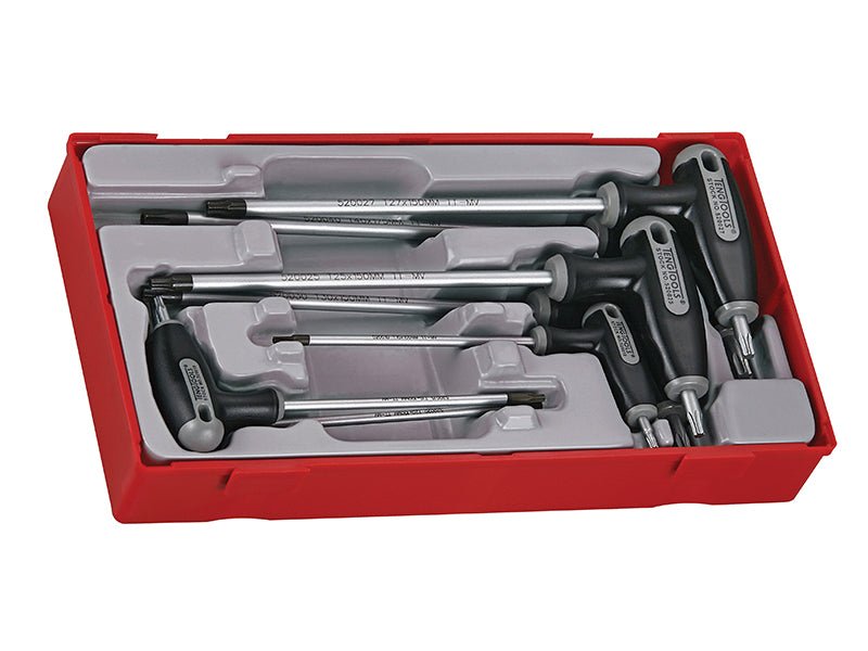 Teng TTTX7 TX/TPX TORX T-Handle Screwdriver Set 7 Piece Teng Tools