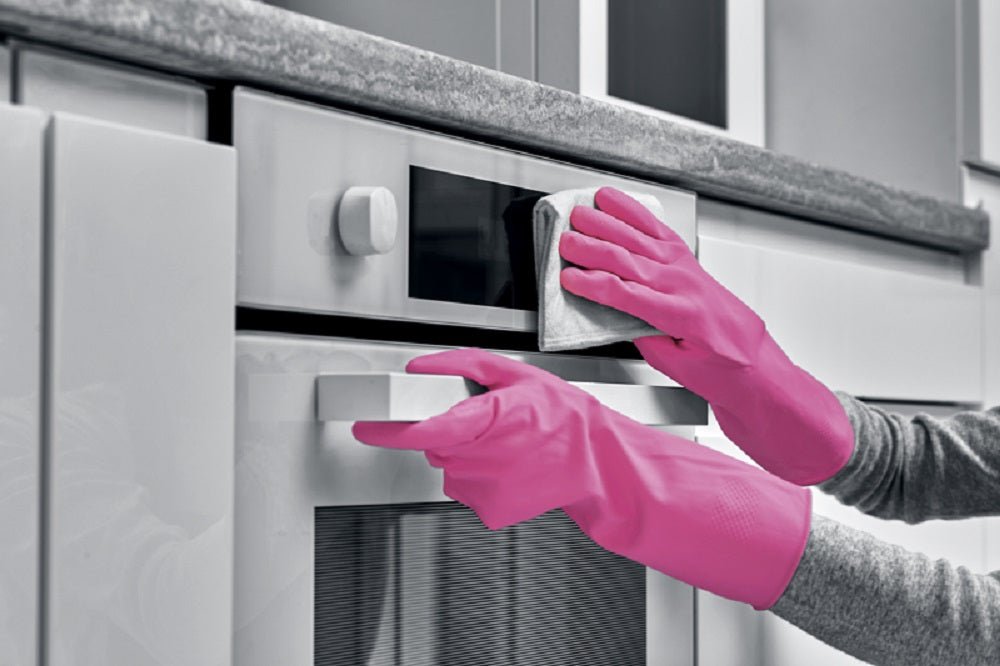 Unigloves Allsafe Pink Latex Household Rubber Gloves Unigloves