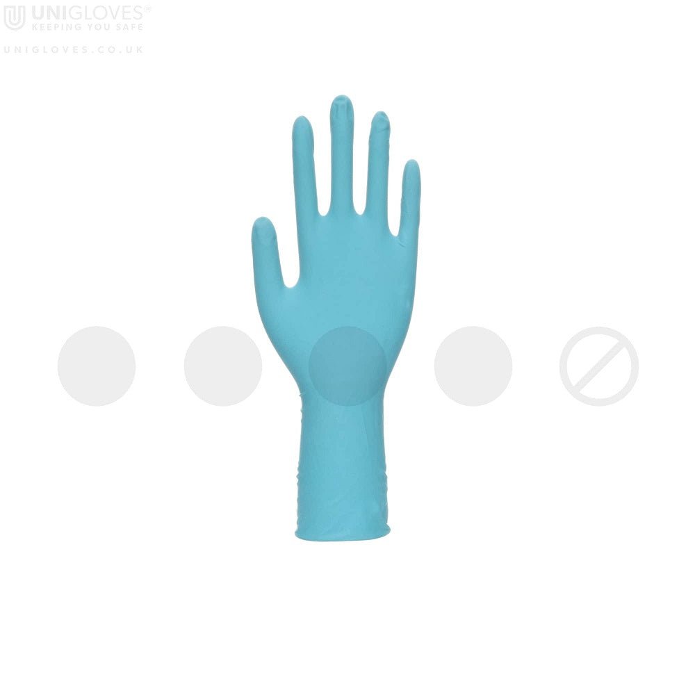 Unigloves Box 50 PRO.TECT Blue XHD+Ultra Heavy Duty Blue Nitrile Disposable Gloves GA010 Unigloves