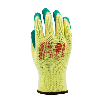 Warrior Green Latex Palm Coated Work Gloves Warrior