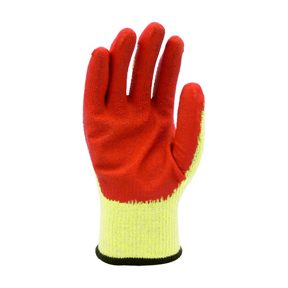 Warrior Orange Latex Grip Work Gloves – 1 Pair or Pack of 12 Warrior