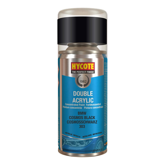 Hycote Bmw Cosmos Black Double Acrylic Spray Paint 150Ml Xdbm404 Hycote